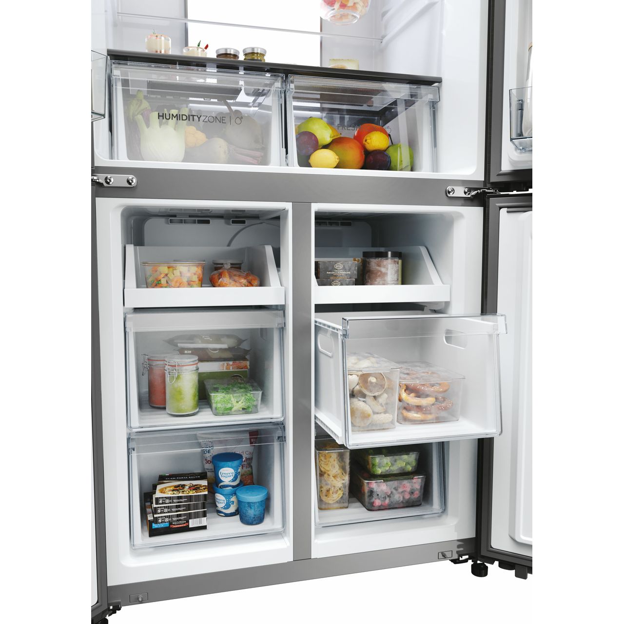 Haier Cube 83 Series 7 HCR7818DNMM Total No Frost American Fridge
