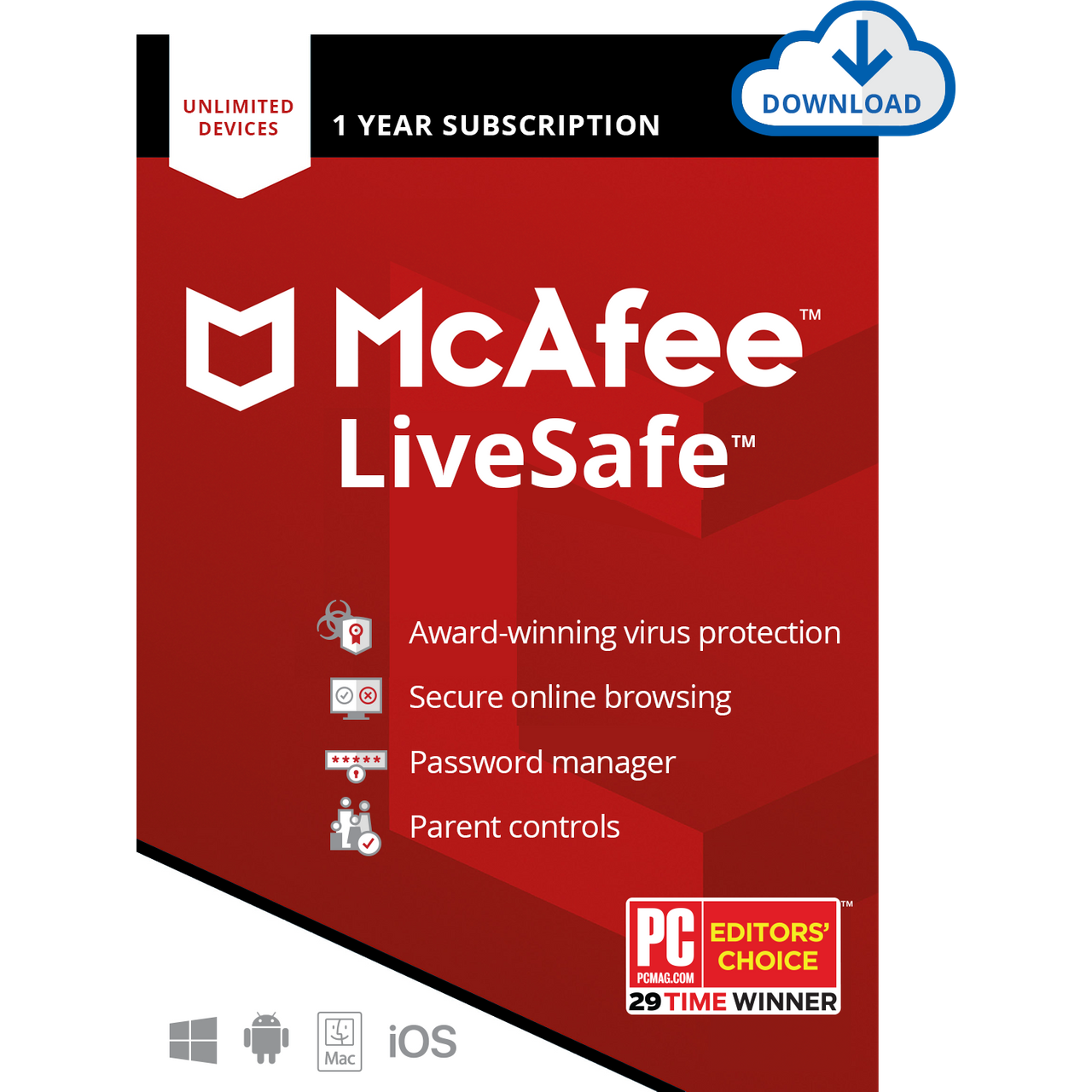 McAfee LiveSafe Digital Download for Unlimited Devices Review