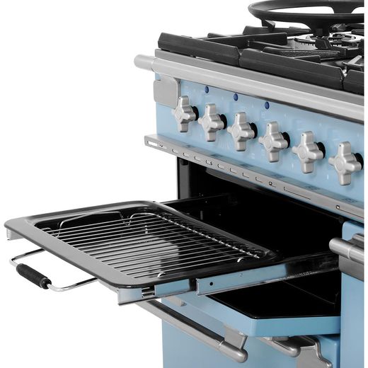 Rangemaster Elise ELS110DFFCA 110cm Dual Fuel Range Cooker - China Blue