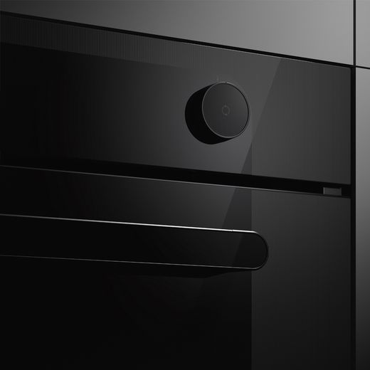 Smeg Musa SFP6201TBI Built In Electric Single Oven with Microwave Function - Black  - Close up control panel shot 