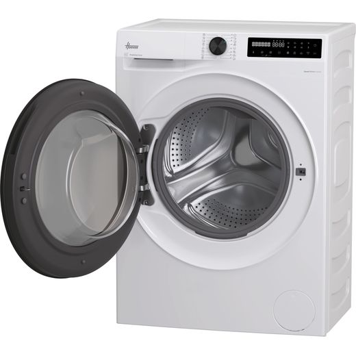 Hoover Pro Wash Series 5 HBP 414BL9-80 14kg Washing Machine with 1400 rpm - White - left perspective door open shot