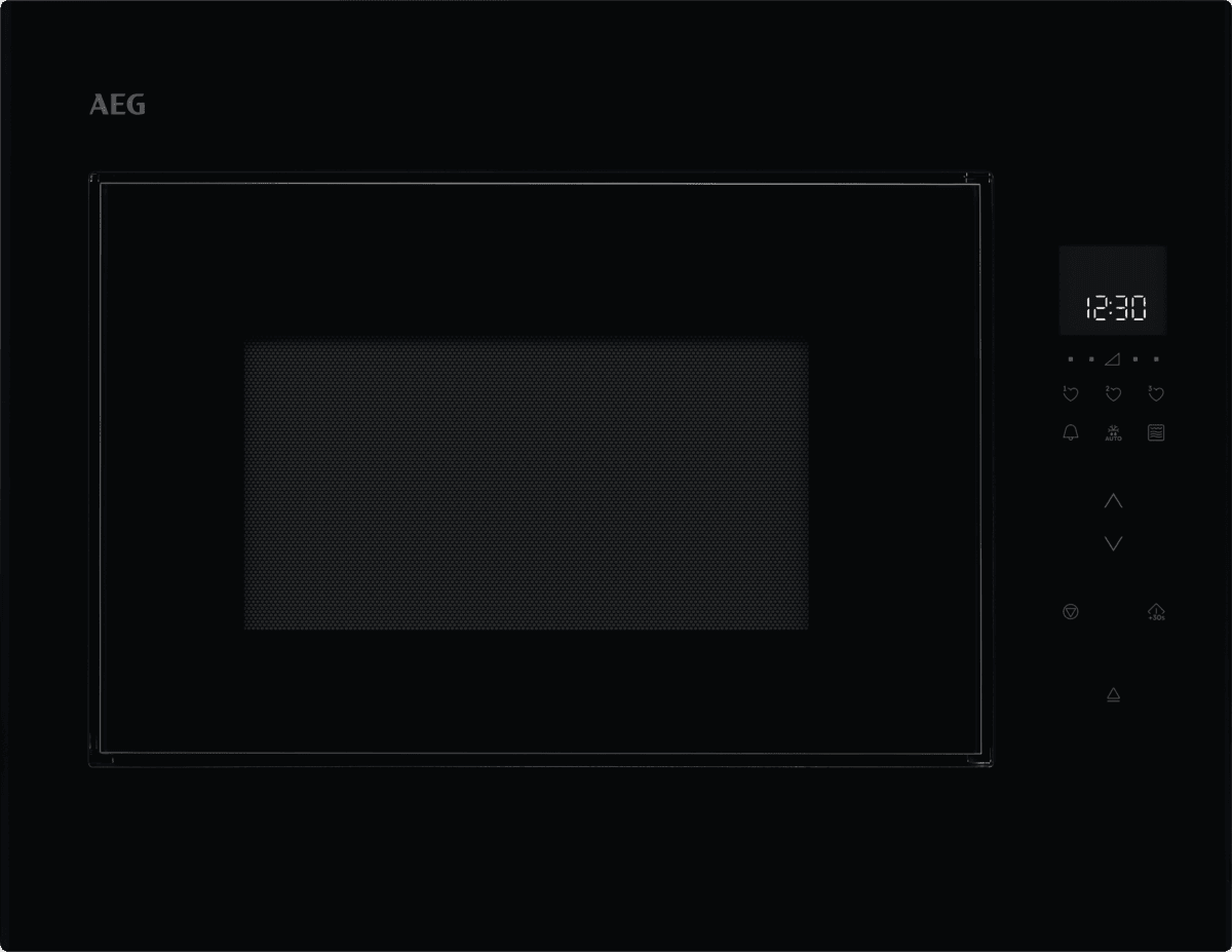 AEG - Built-In Microwave - Grill Microwave - 26 L - 900W - Black