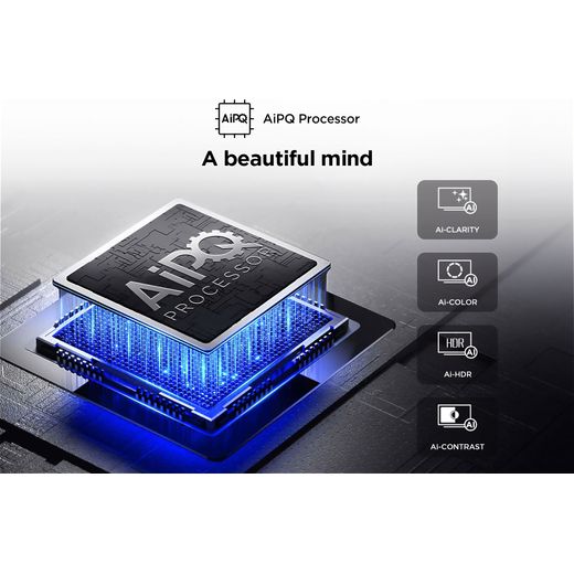 TCL 85P7K-UK TV Metallic - Annotation - Processor shot