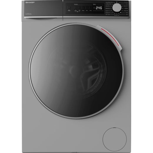 Sharp ES-NDB8144SD-EN 8Kg / 6Kg Washer Dryer with 1400 rpm - Silver - E Rated