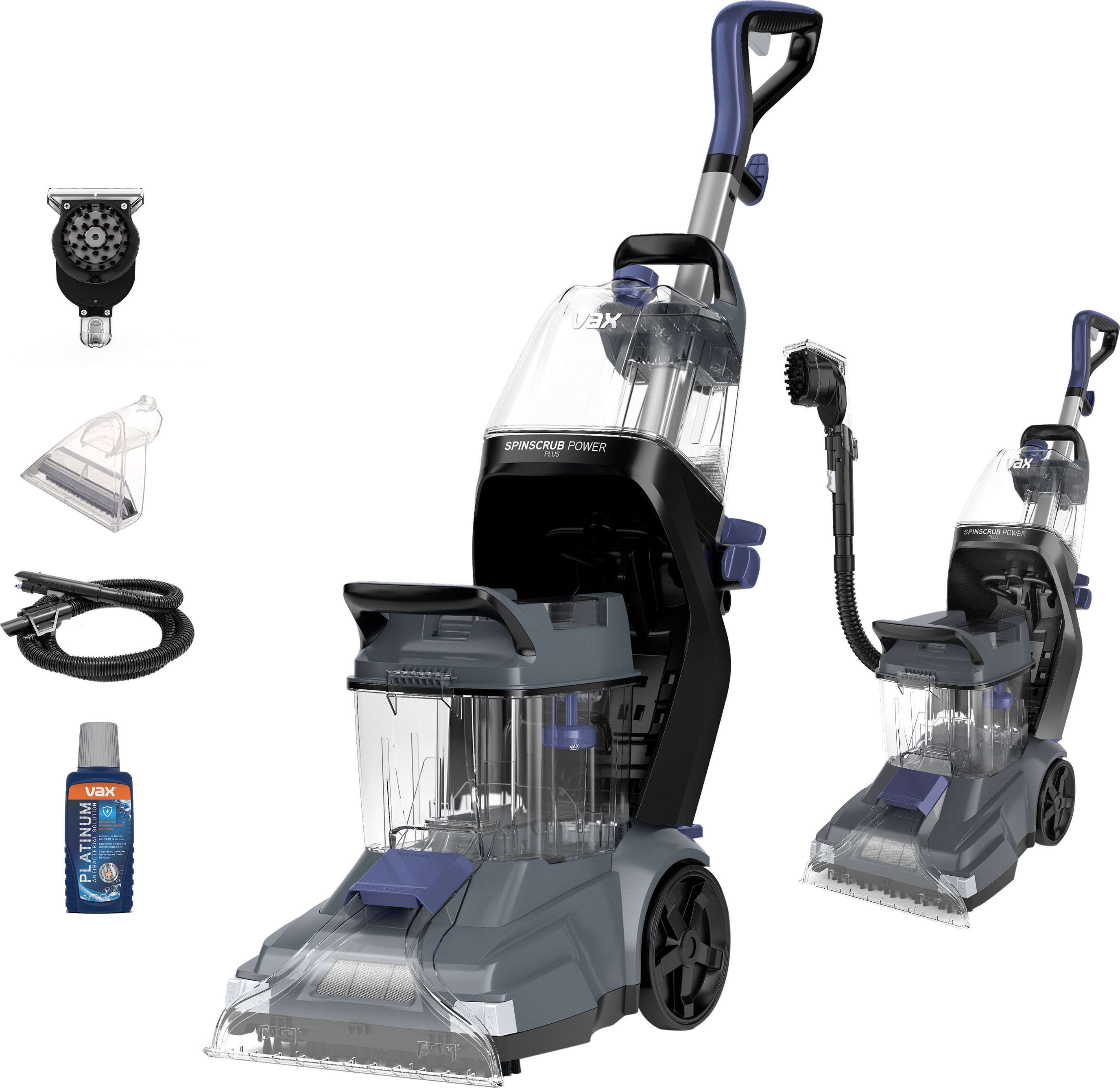 Image of Vax SpinScrub Power Plus CDCW-SSXA Carpet Cleaner, Grey