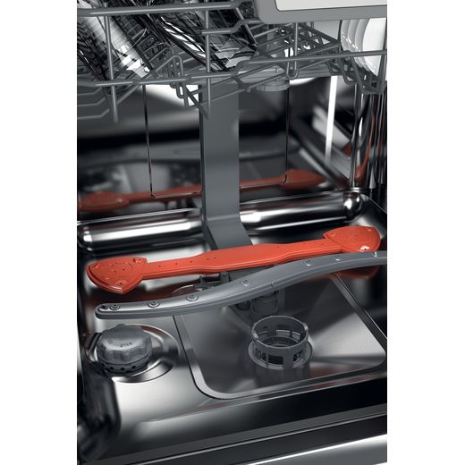 Hotpoint Standard Dishwasher - Black - Internal shot