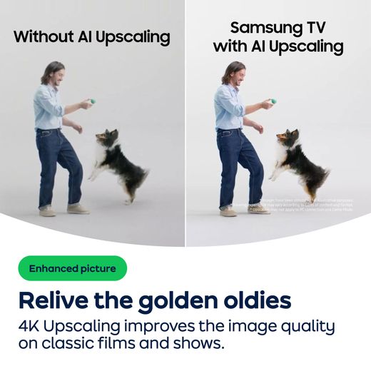 Samsung S93F 77" 4K Ultra HD OLED Smart TV - AO Annotation -  4K-Upscaling