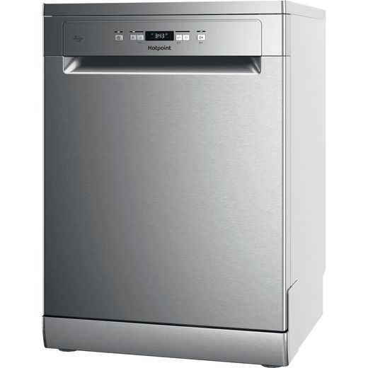 otpoint Standard Dishwasher - Stainless Steel - left perpsective shot
