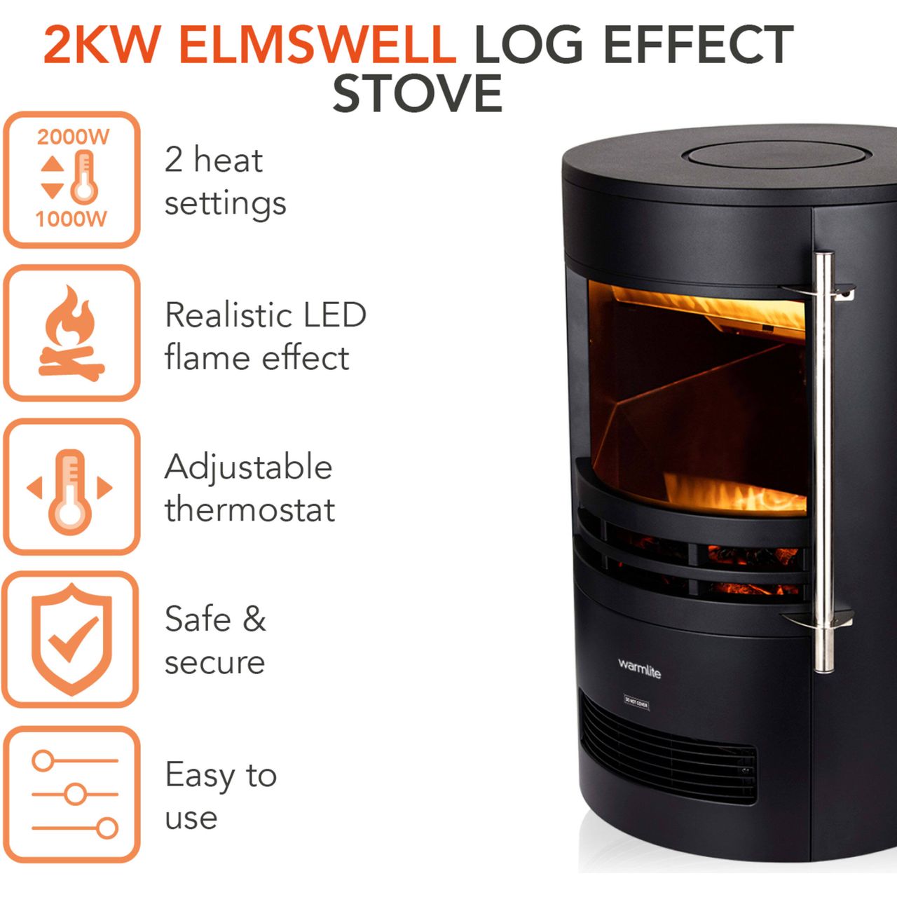 WL46022 | Warmlite Fireplace | ao.com