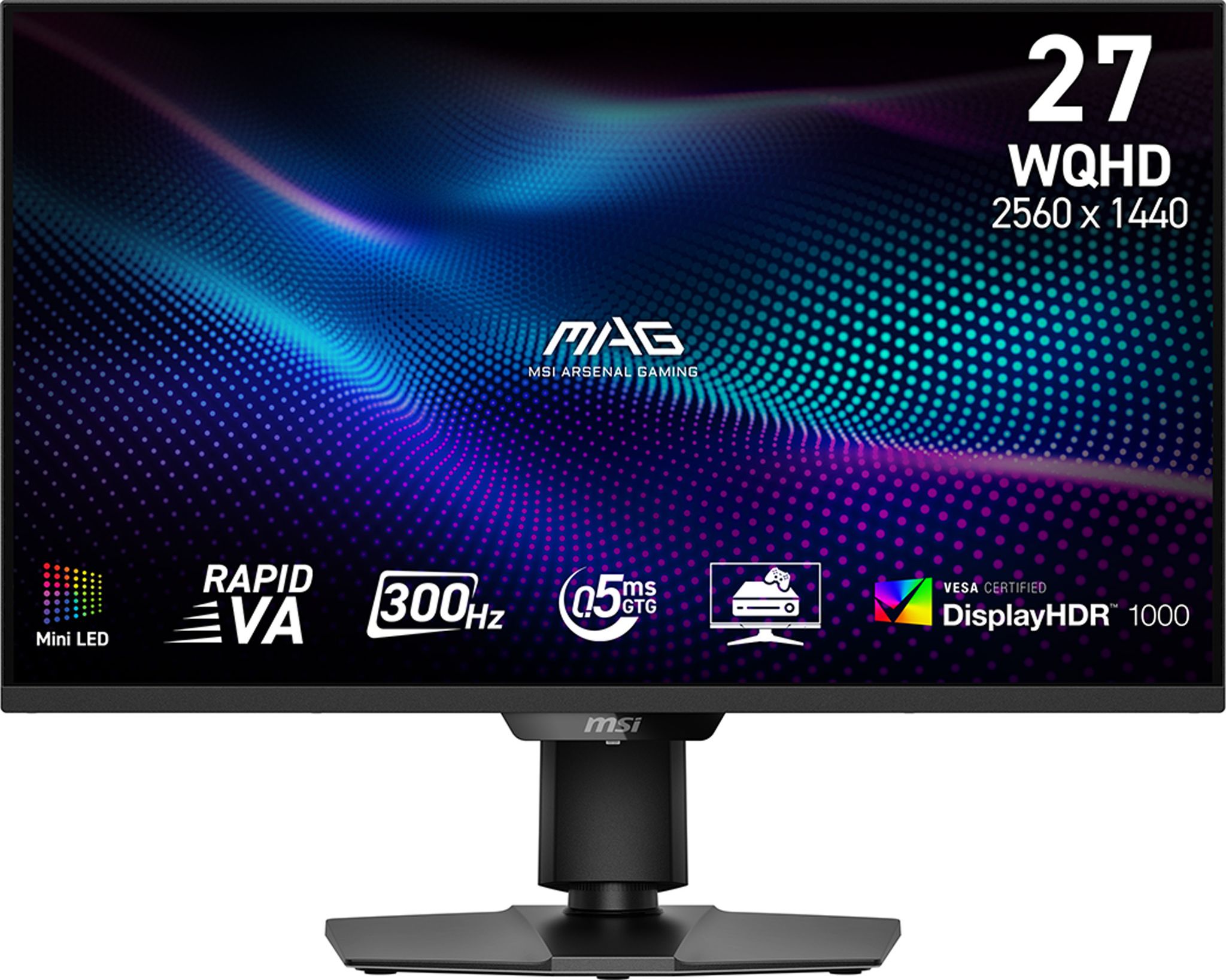 Msi Mag 274QPF X30MV 27" Wqhd 300Hz Gaming Monitor - Black