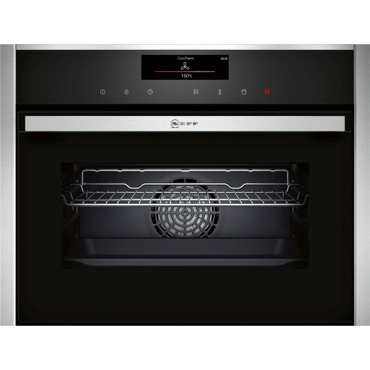 NEFF N90 C18FT56H0B Wifi Connected Built In Compact Electric Single Oven with added Steam Function Review