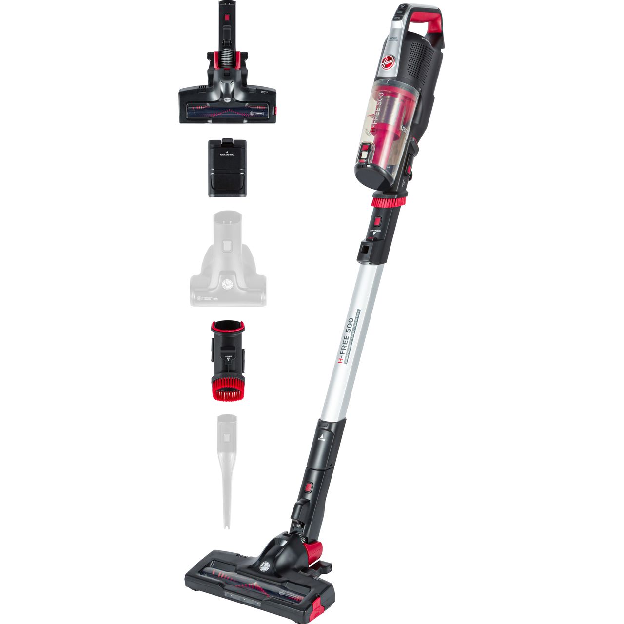 Hoover H-FREE 500 HF522BH Cordless Vacuum Cleaner with up to 40 Minutes Run Time Review