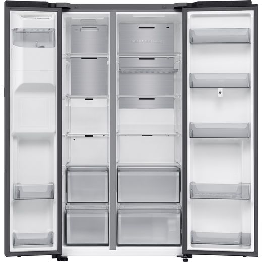 Samsung Family Hub™ American Fridge Freezer - Black - Back shot