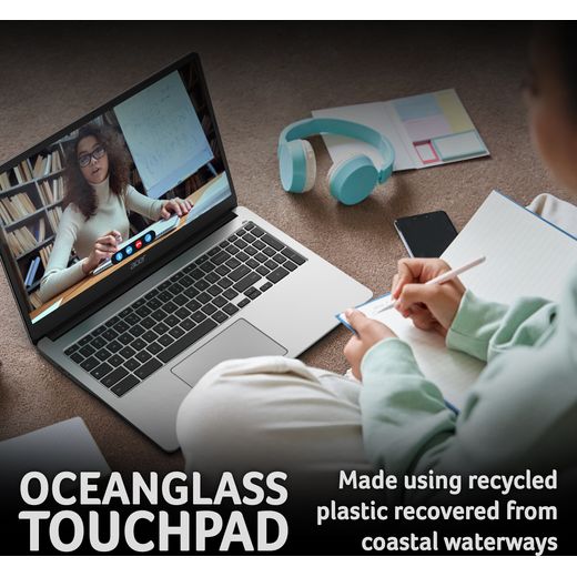 Acer Chromebook 315 CB315-4HT - Silver - Annotation - Oceanglass touchpad
