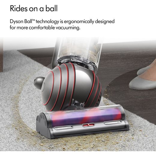 Dyson Ball Animal Upright Vacuum Cleaner - Annotation - Rides on a ball shot