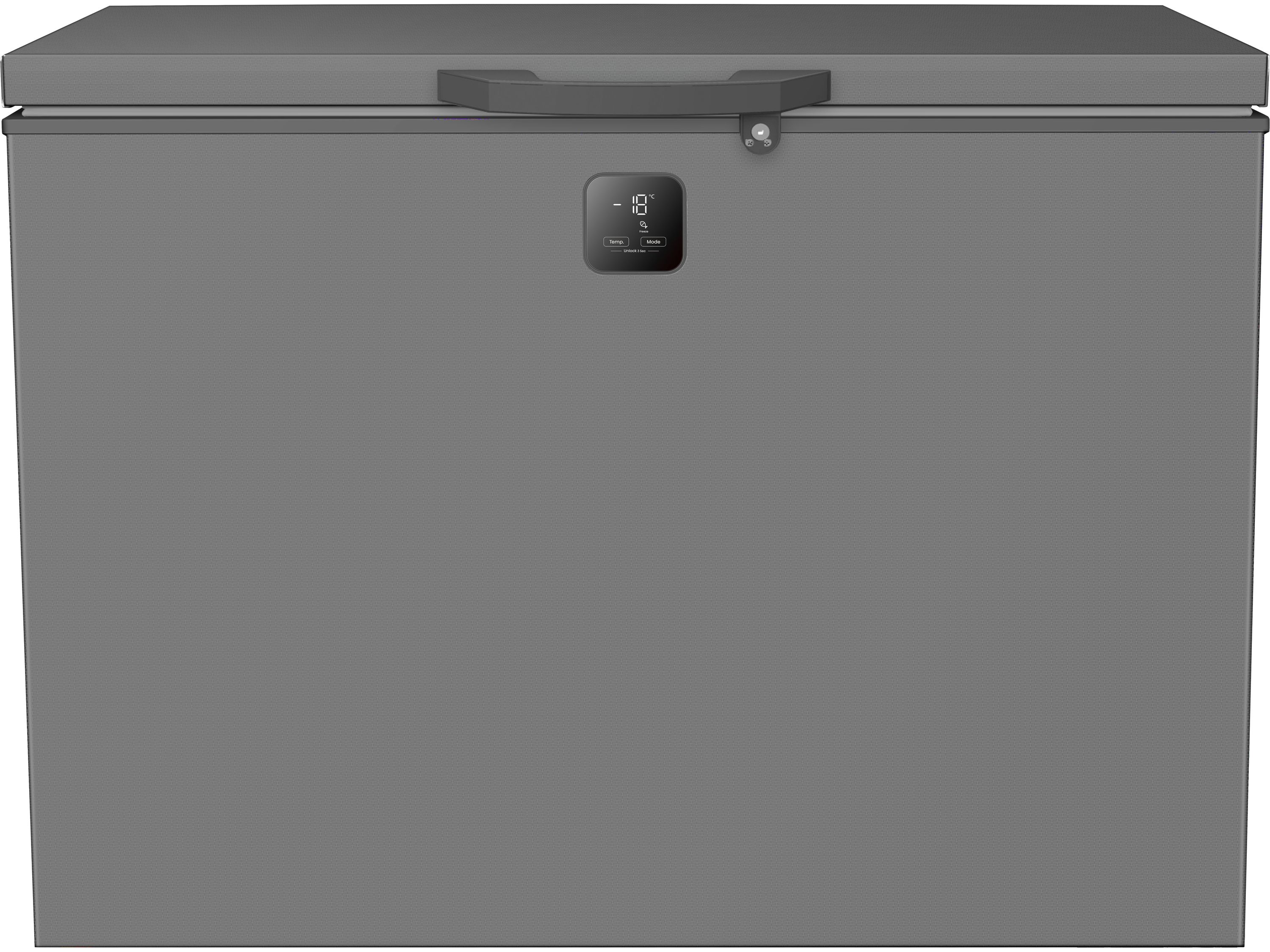 Hisense FT280WN3SGD Chest Freezer - Silver - Total No Frost