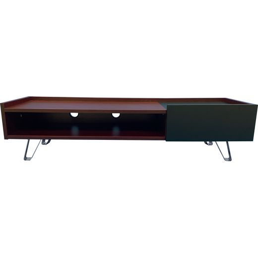 Alphason Bella ADBE1500ELM 1 Shelf TV Stand - Brown