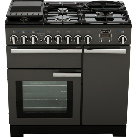 Rangemaster Professional Deluxe 90cm Dual Fuel Range Cooker - Slate