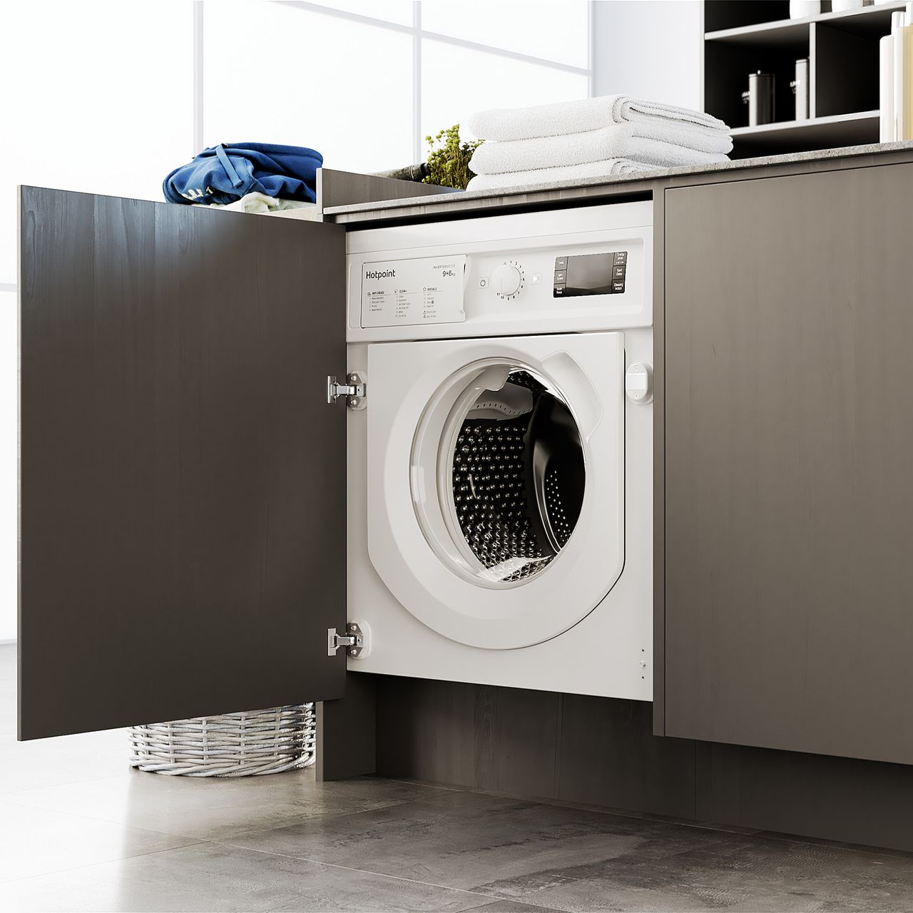 hotpoint washer dryer integrated