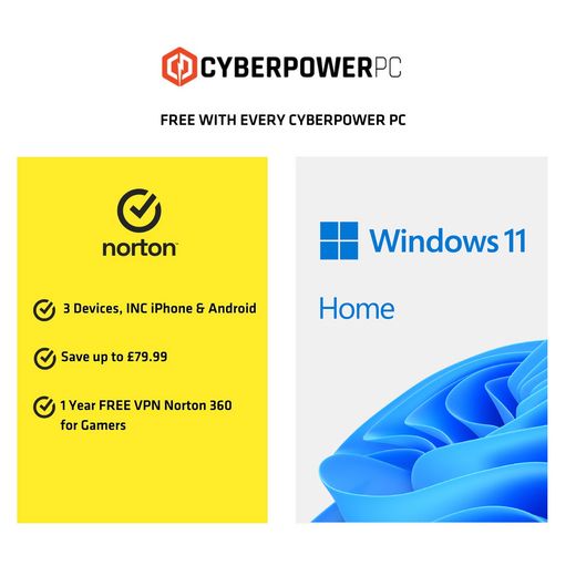 CyberPowerPC AO22236 - NVIDIA GeForce RTX 5060, Intel® Core™ i5, 1TB SSD - Black - Annotation - free with cyber power