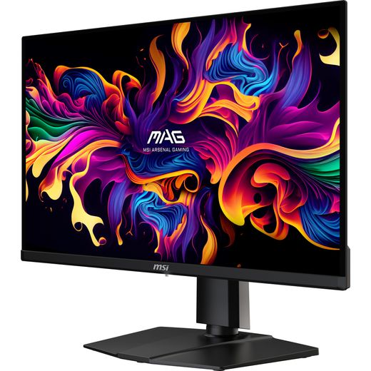 MSI 26.5" WQHD 280Hz OLED Gaming Monitor - Black - Left perpsective shot