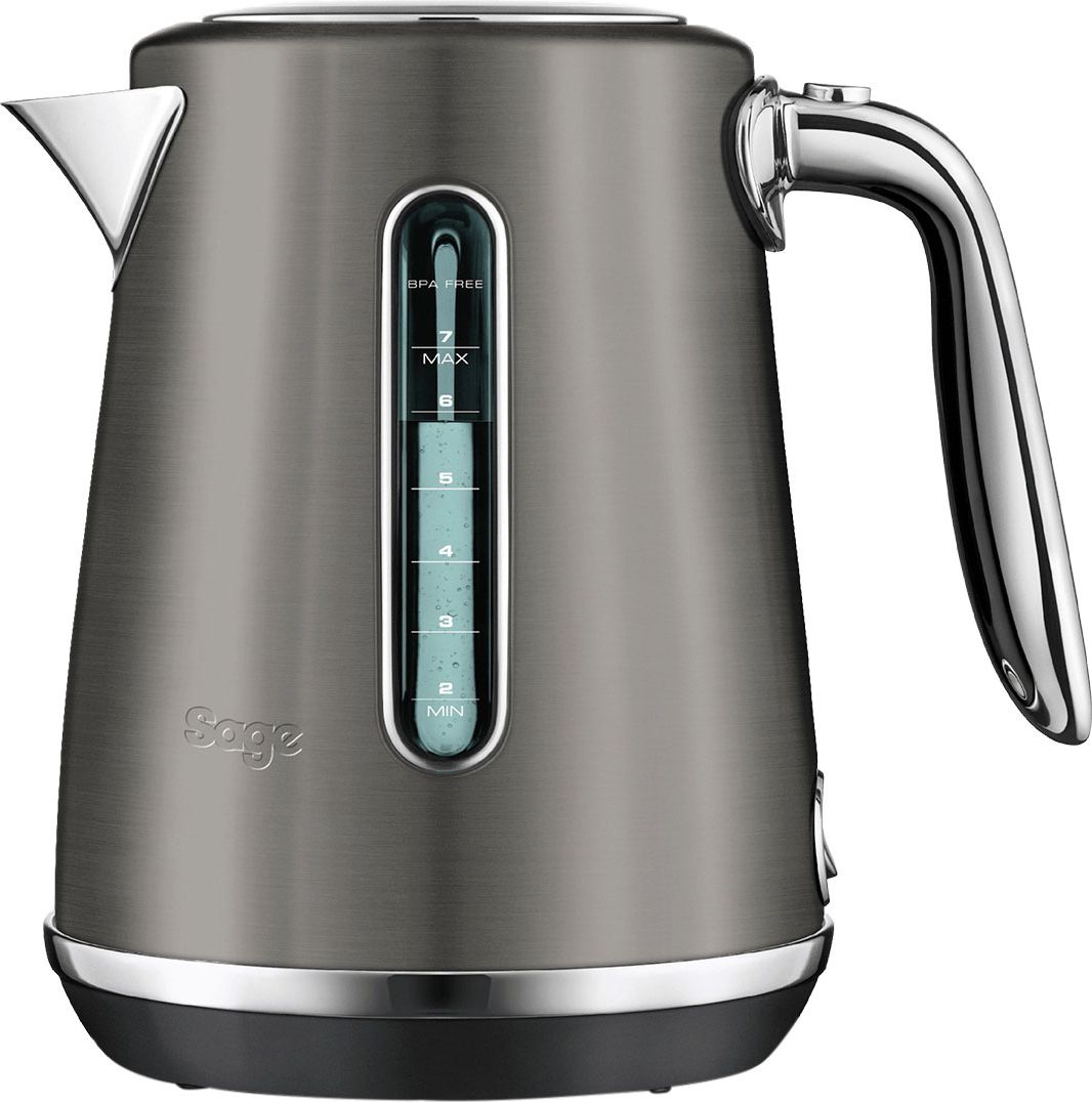 Sage Soft Top Luxe Kettle - 1.7L - Black Stainless Steel