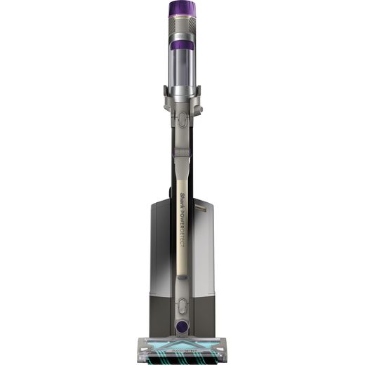 Shark PowerDetect Clean & Empty IP3251UKT Cordless Vacuum Cleaner with up to 70 Minutes Run Time - White / Java Grey - Front shot