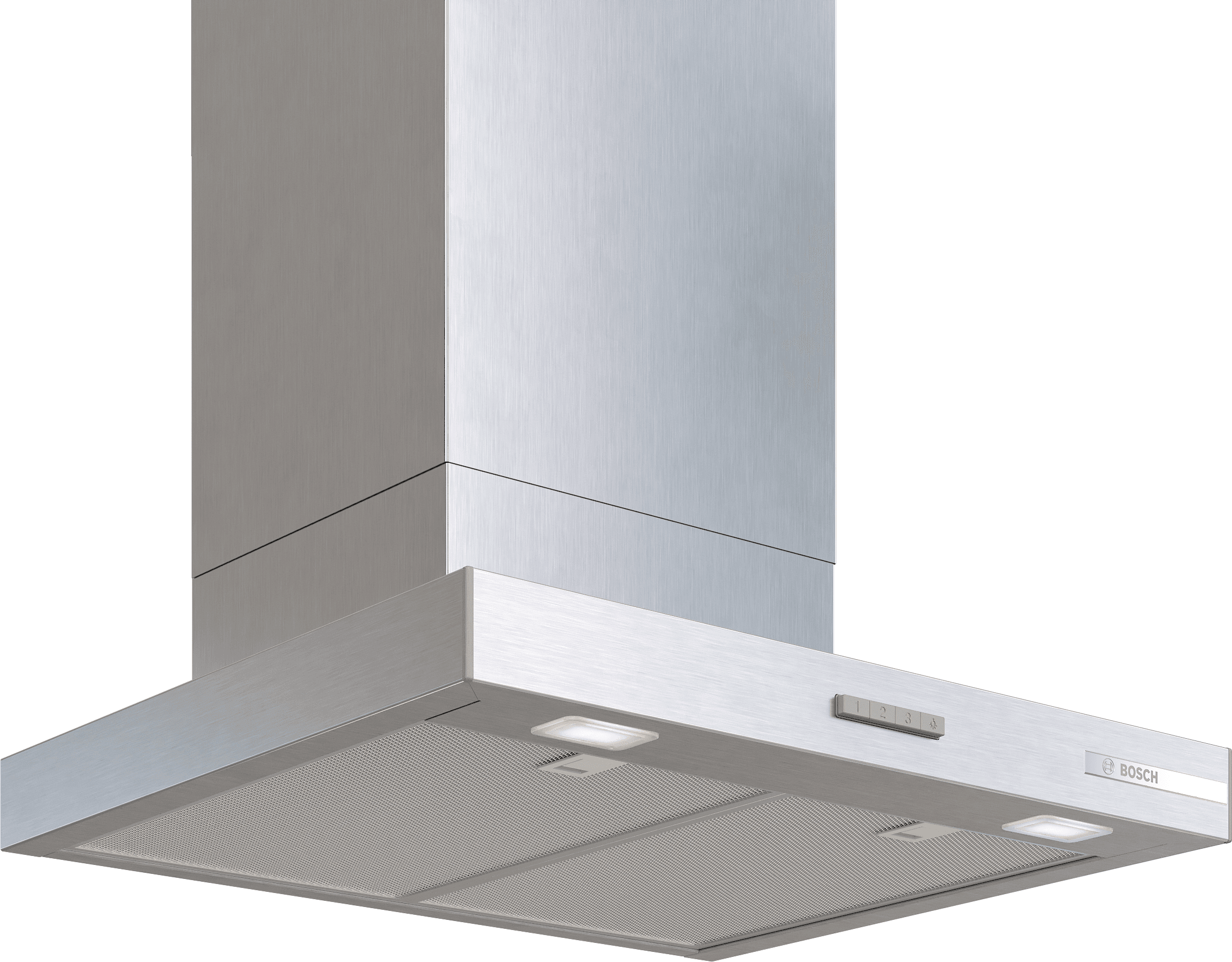Image of Bosch DWB65CC30B 60cm Cooker Hood - Silver, Silver