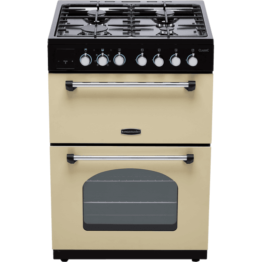 Rangemaster Classic 60 Dual Fuel Cooker - Cream / Chrome