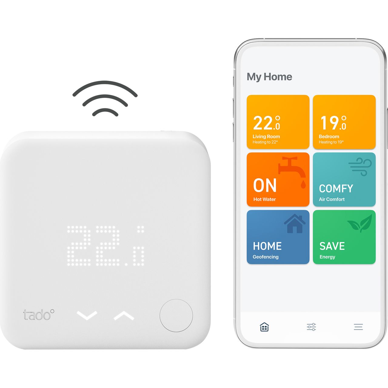 ao.com | tadoº Starter Kit - Wireless Smart Thermostat V3+ - DIY Install - White
