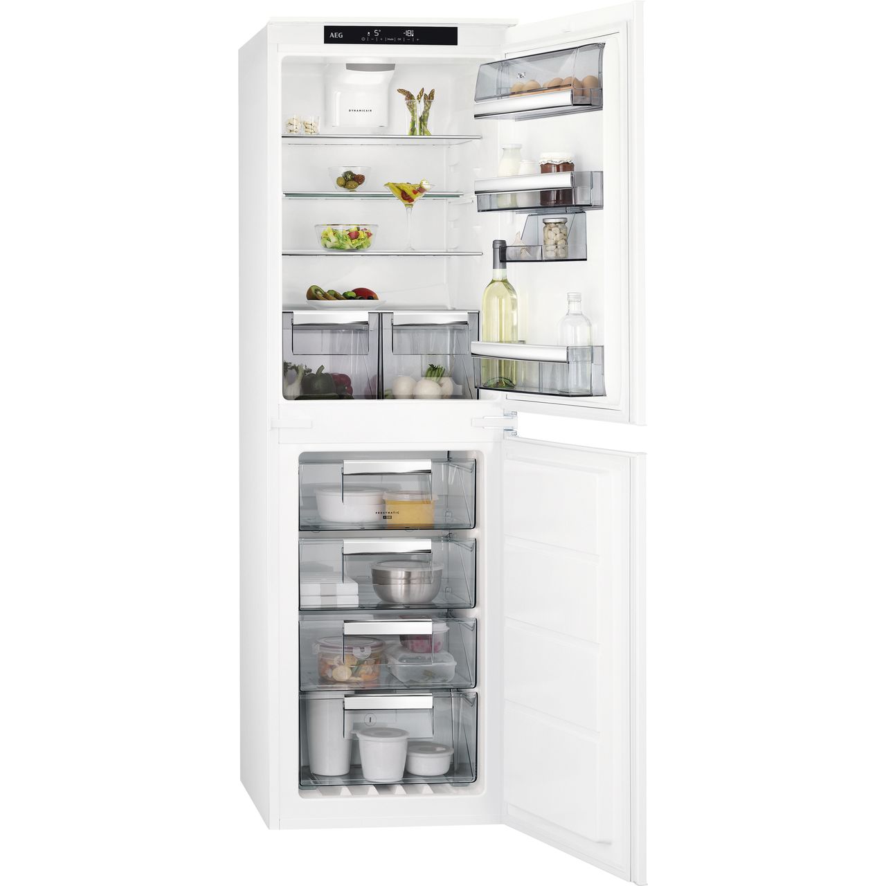 AEG SCE818E6NS Integrated 50/50 Frost Free Fridge Freezer with Sliding Door Fixing Kit Review