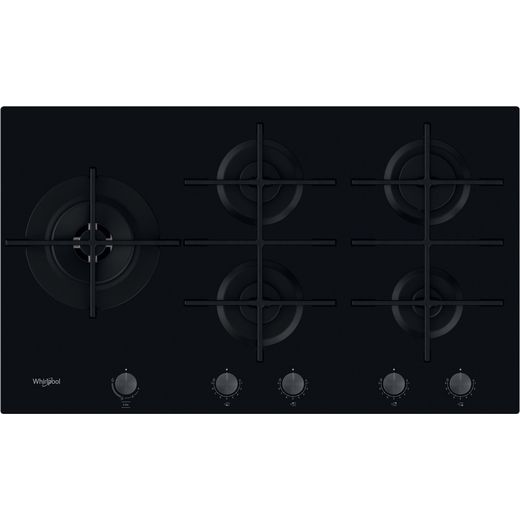 Whirlpool W Collection GOWL958/NB 86cm Gas Hob - Black