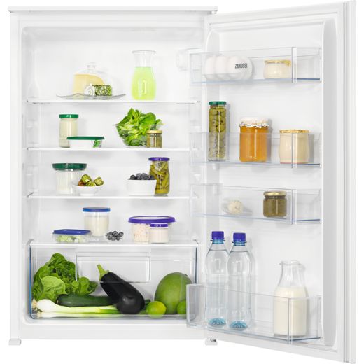 Zanussi ZRAN88FS Integrated Upright Fridge - Sliding Door Fixing Kit - White - A++ Rated