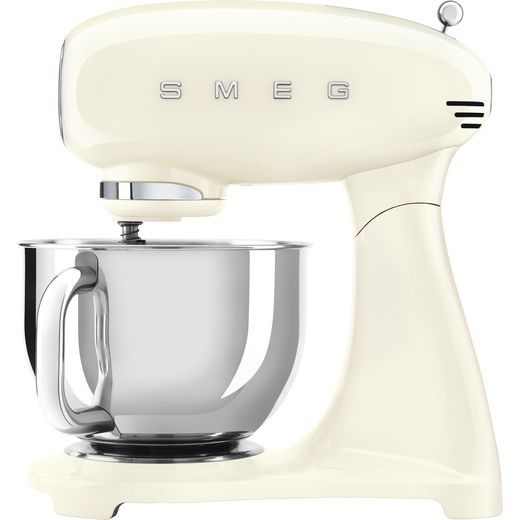 Smeg 50's Retro SMF03CRUK Stand Mixer with 4.8 Litre Bowl - Cream