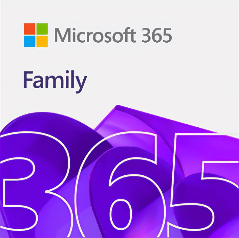 Microsoft Office 365 Family Subscription - 1 Year - Multilingual - Download