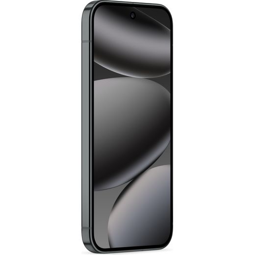 Google Pixel 10 Pro 128GB Smartphone in Obsidian Black - Right perpsective shot 