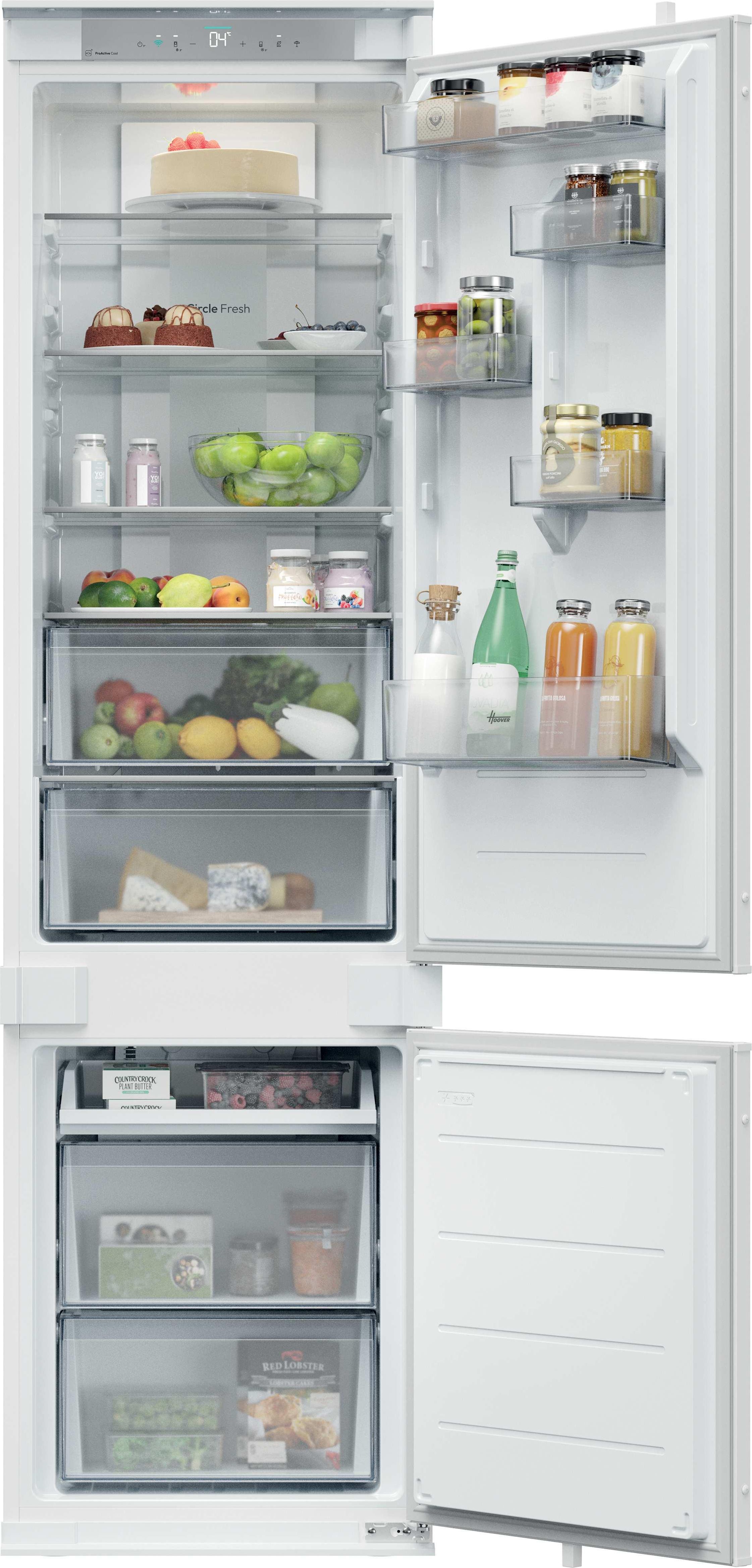 Hoover HONBQT3519EWK Built-in Fridge Freezer 284L Total No Frost White