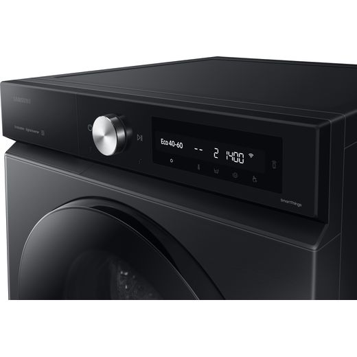 Samsung Series 7 WW90DB7U94GBU1 9kg Washing Machine with 1400 rpm - Black - Control panel