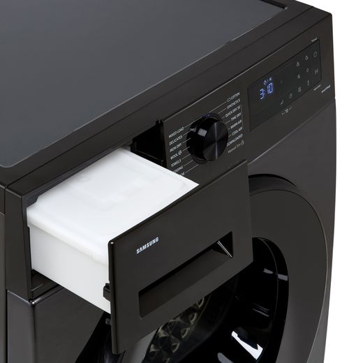 Samsung Series 5 OptimalDry™ DV80CGC0B0AB Wifi Connected 8Kg Heat Pump Tumble Dryer - Black - Water tank close up shot