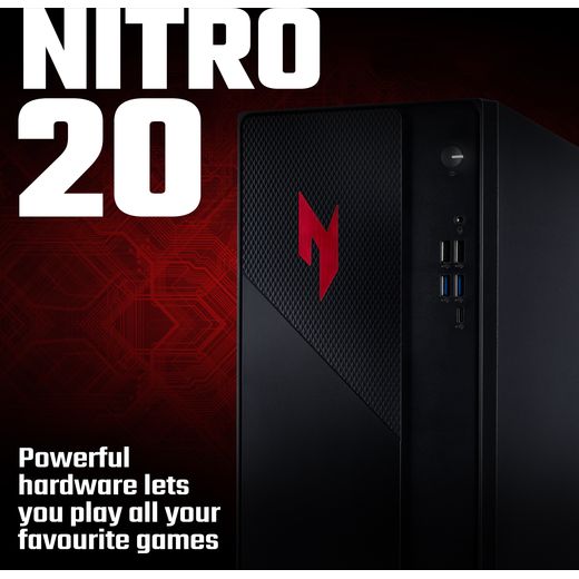 Acer NITRO 20 N20-101 Gaming - Intel® Core™ 5, 512GB SSD - Black - Annotation - Nitro 20