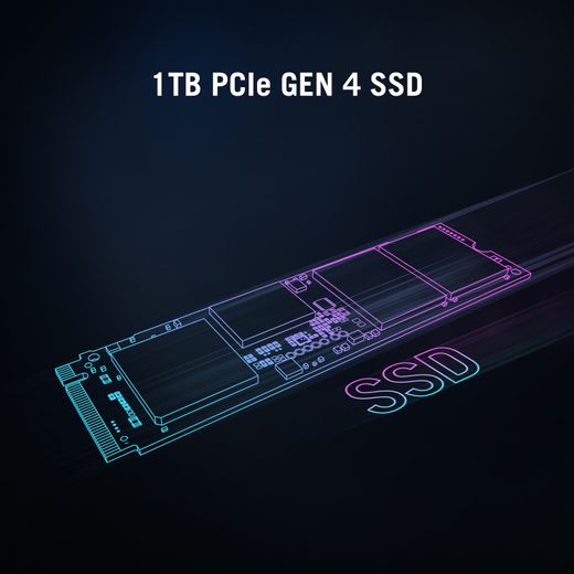 ASUS ROG G700 - Black - Annotation - SSD