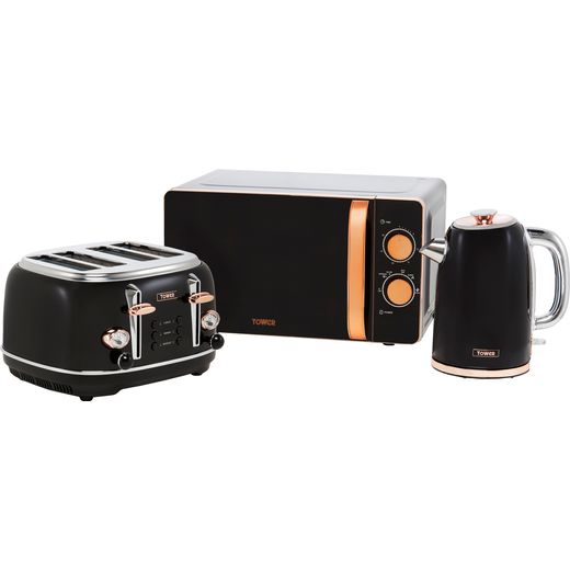 Tower AOBUNDLE012 Microwave - Black
