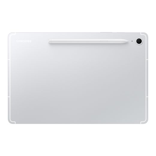 Samsung Galaxy Tab S10 FE 10.9" 256GB WiFi Tablet - Silver - Back shot with pen