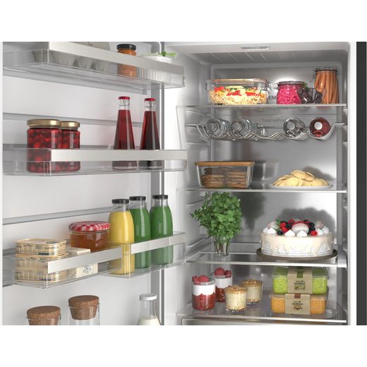 Siemens IQ-500 KS36NAXCG Integrated Upright 186cm Fridge - Black - Internal shot
