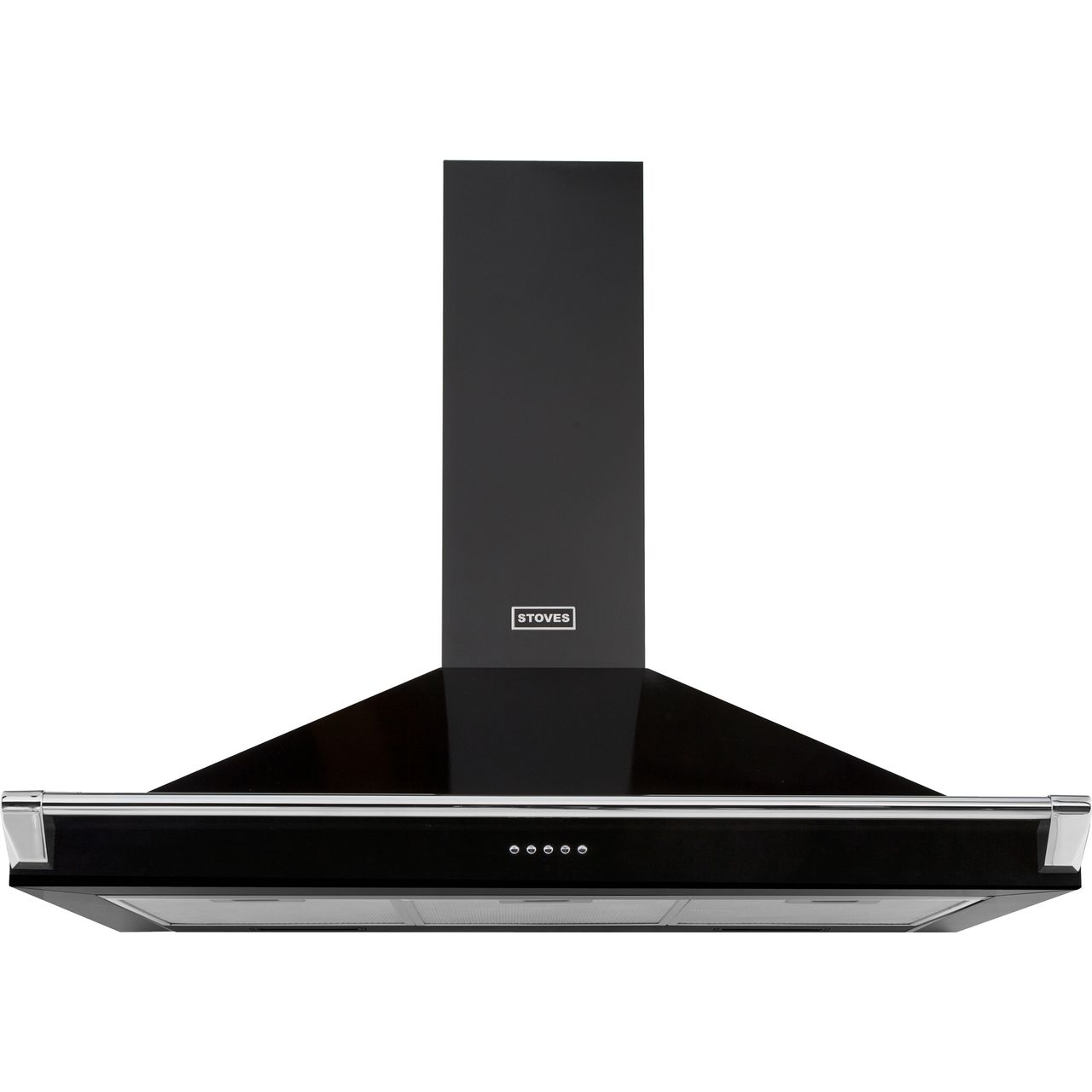 S1100 RICH CHIM RAIL_BK Stoves Cooker Hood Black