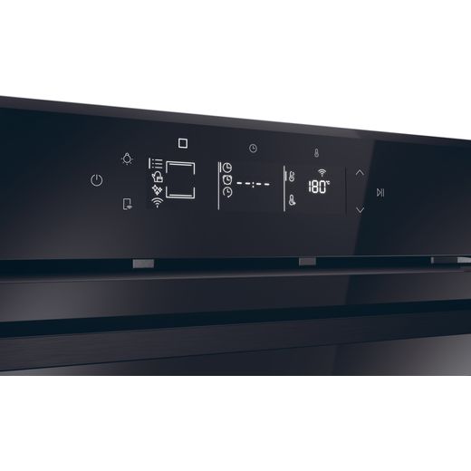 Haier ID Series 2 Built In Electric Single Oven - Black - Control panel shot