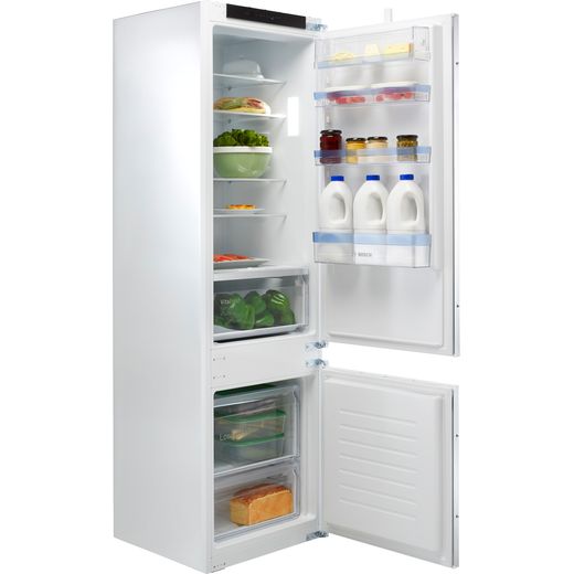 Bosch Series 4 KIV87VSE0G Integrated 70/30 Fridge Freezer with Sliding Door  Fixing Kit - White - E Rated