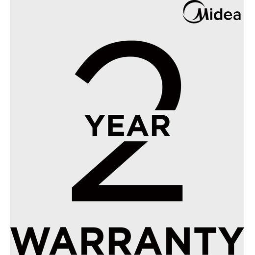 Midea Xpress Fry MBO7NM30E4-BK Wifi Connected Built In Electric Single Oven - Black - Annotation - 2 yr warrnaty shot