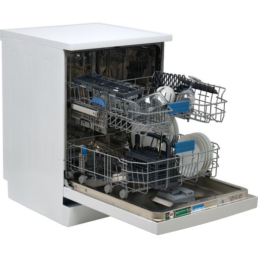 Beko Standard Dishwasher - White - Door open