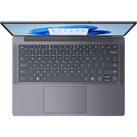 Lenovo IdeaPad Slim 3 14" Laptop - AMD Ryzen™ 7, 512GB SSD, 16 GB RAM - Luna Grey - keyboard view shot
